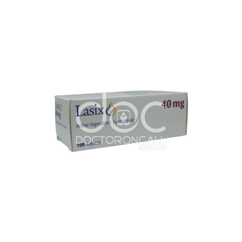 Lasix 40mg Tablet - 100s - DoctorOnCall Online Pharmacy