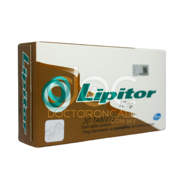 Lipitor 10mg Tablet 30s - DoctorOnCall Online Pharmacy