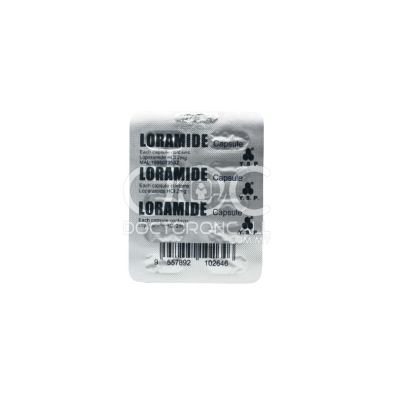 YSP Loramide 2mg Capsule 10s (strip) - DoctorOnCall Online Pharmacy