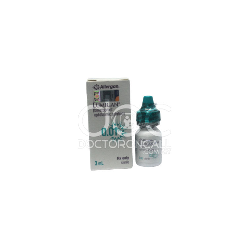 Lumigan 0.01% Eye Drop - 3ml - DoctorOnCall Online Pharmacy