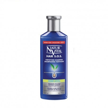 Naturvital Hair SOS Fortifying Shampoo (Dandruff Control) 300ml - DoctorOnCall Online Pharmacy
