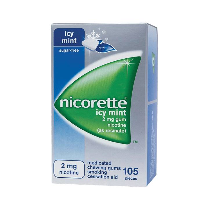 Nicorette Icymint 2mg Gummy Tablet 15s (strip) - DoctorOnCall Online Pharmacy