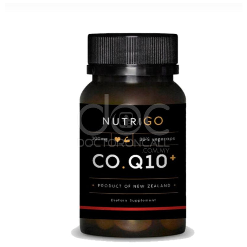 Nutrigo CoQ10 300mg Plus Capsule 30s x2 - DoctorOnCall Farmasi Online