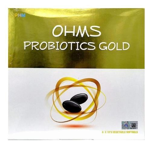 OHMS Probiotic Gold Softgel - 60s - DoctorOnCall Farmasi Online