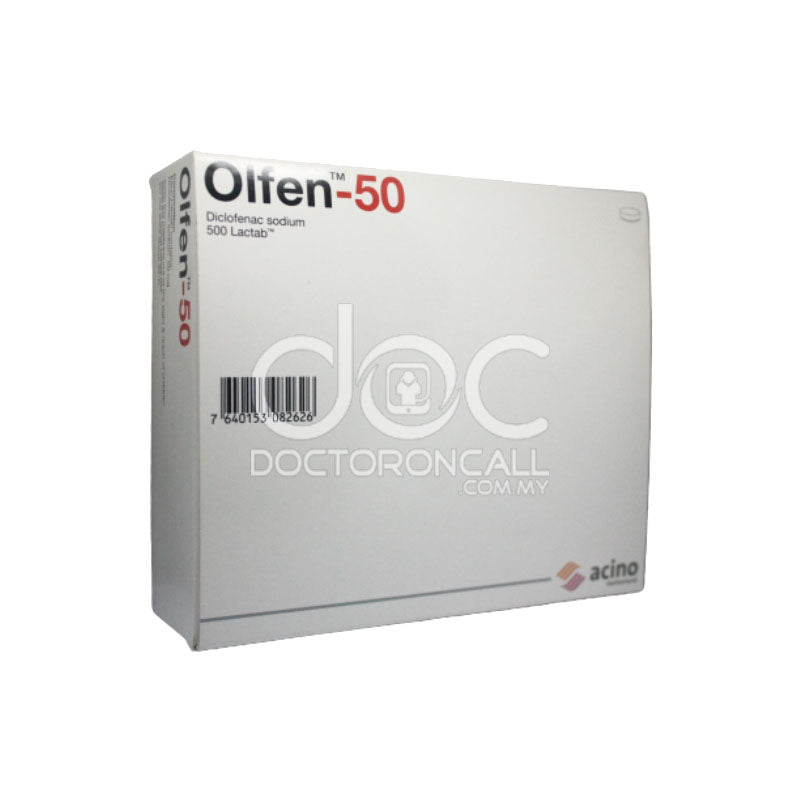 Olfen-50 Tablet 10s (strip) - DoctorOnCall Farmasi Online