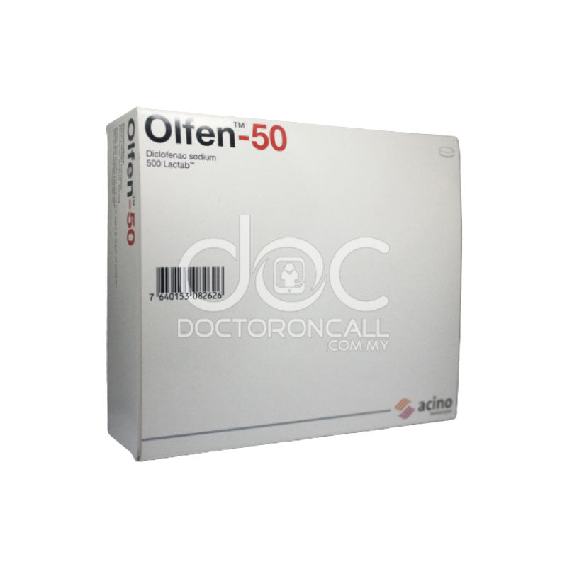 Olfen-50 Tablet 10s (strip) - DoctorOnCall Online Pharmacy