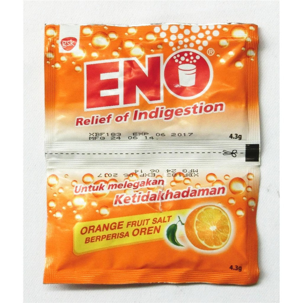 Eno Fruit Salt Sachet 4.3g x2 Ginger - DoctorOnCall Farmasi Online