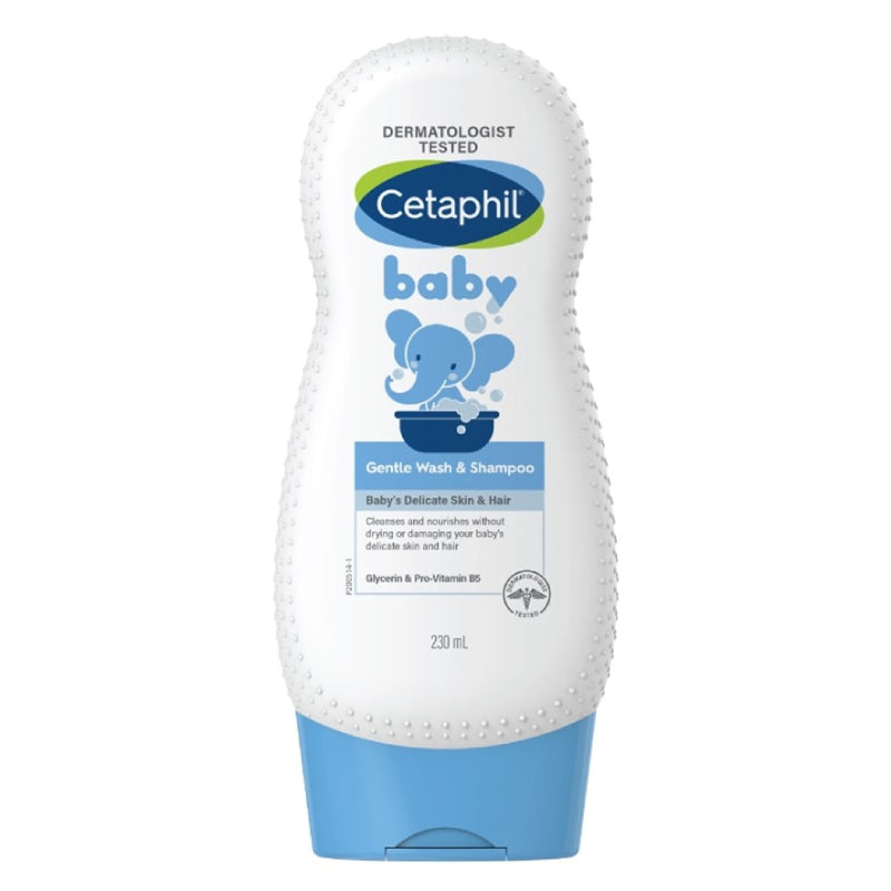 Cetaphil Baby Gentle Wash & Shampoo 230ml (bottle) - DoctorOnCall Farmasi Online