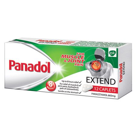 Panadol Extend SR 665mg Caplet 6s (strip) - DoctorOnCall Online Pharmacy