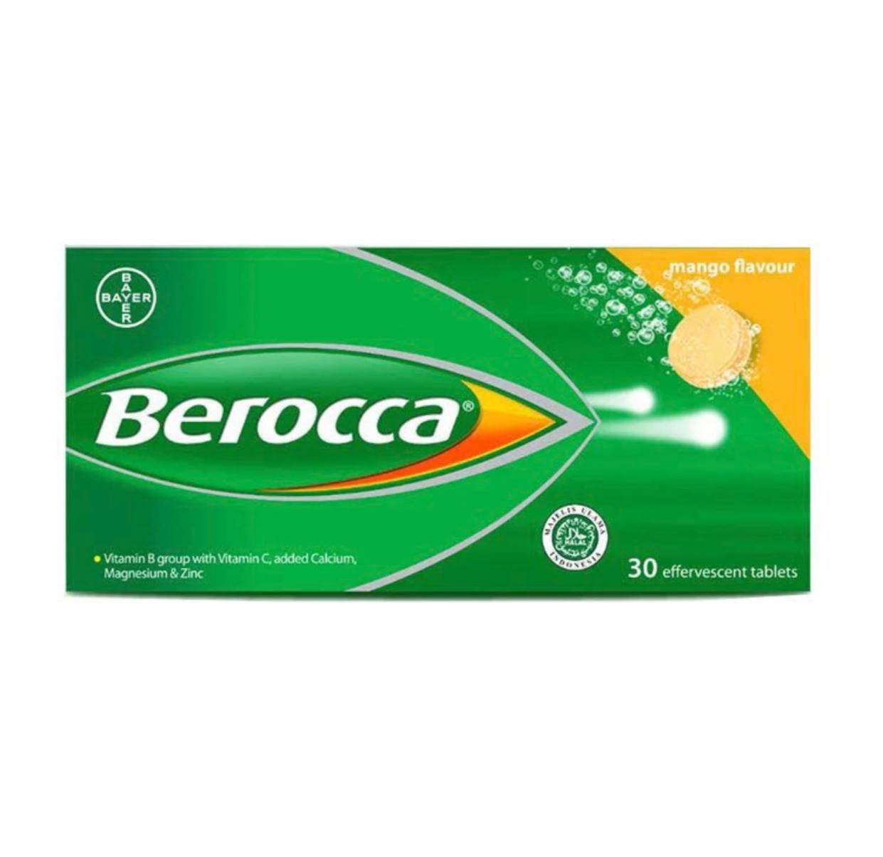 Berocca Effervescent Tablet 30s Orange - DoctorOnCall Online Pharmacy