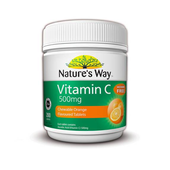 Nature's Way Vitamin C 500mg Tablet 200s - DoctorOnCall Farmasi Online