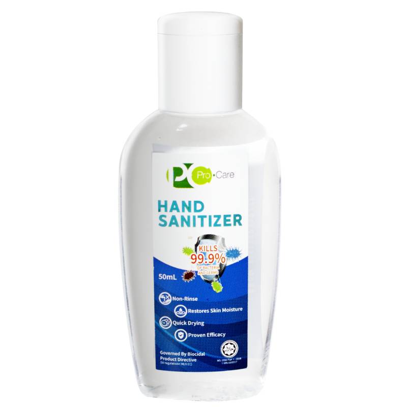 Pro-Care Hand Sanitizer 50ml - DoctorOnCall Farmasi Online