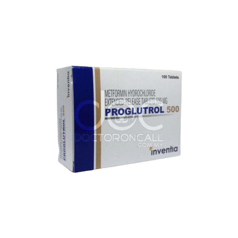 Proglutrol 500mg Tablet 100s - DoctorOnCall Farmasi Online