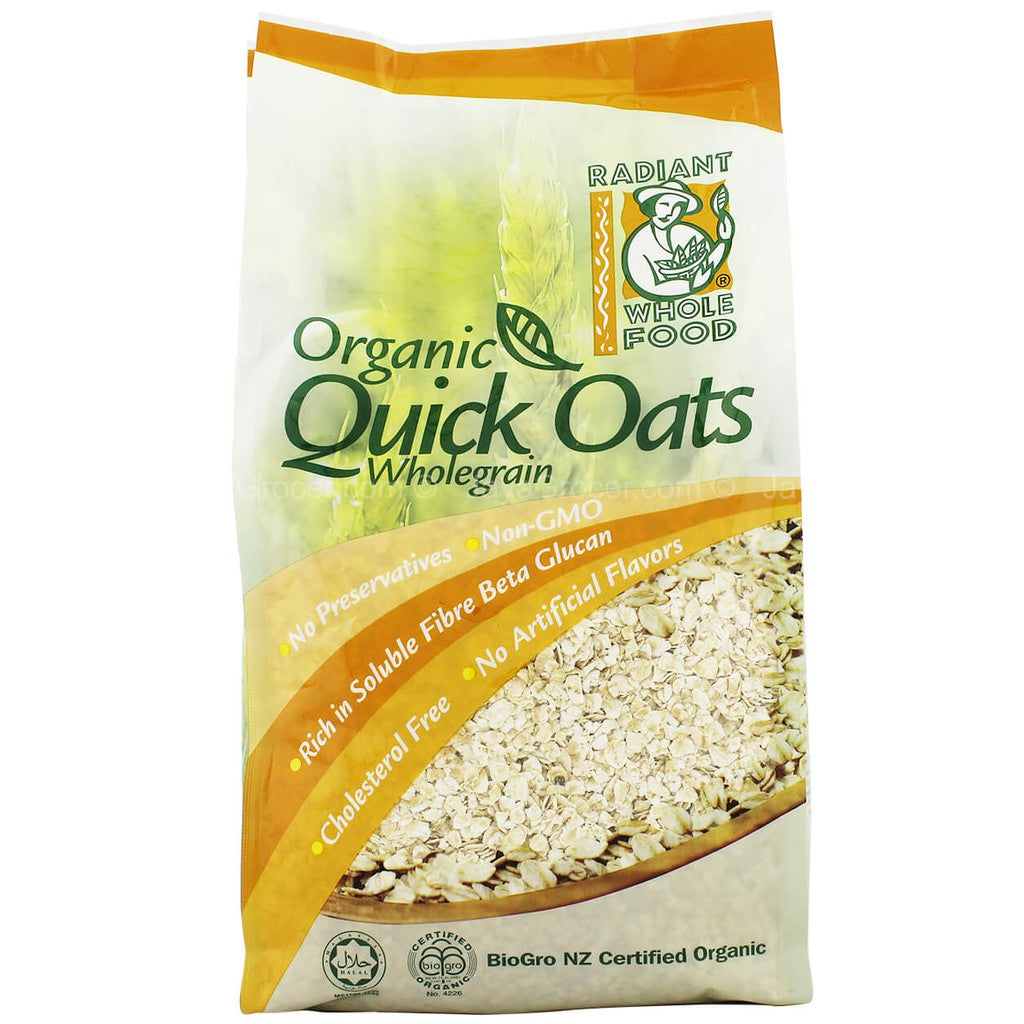 Radiant Organic Quick Oats 400g - DoctorOnCall Online Pharmacy