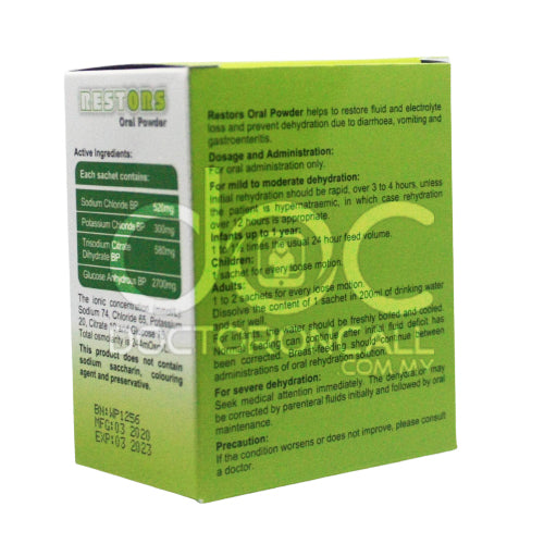 Restors Oral Powder 4.15g x10 - DoctorOnCall Farmasi Online