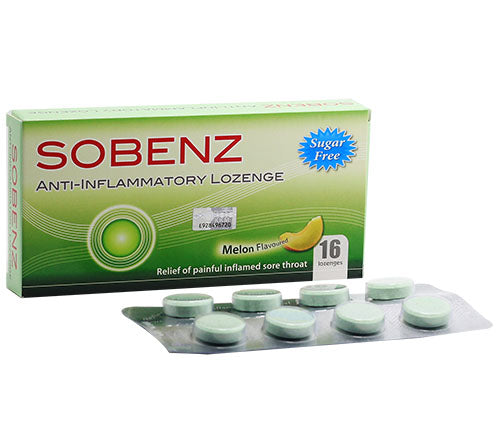 Sobenz Lozenge (Melon Flavour) 16s - DoctorOnCall Farmasi Online