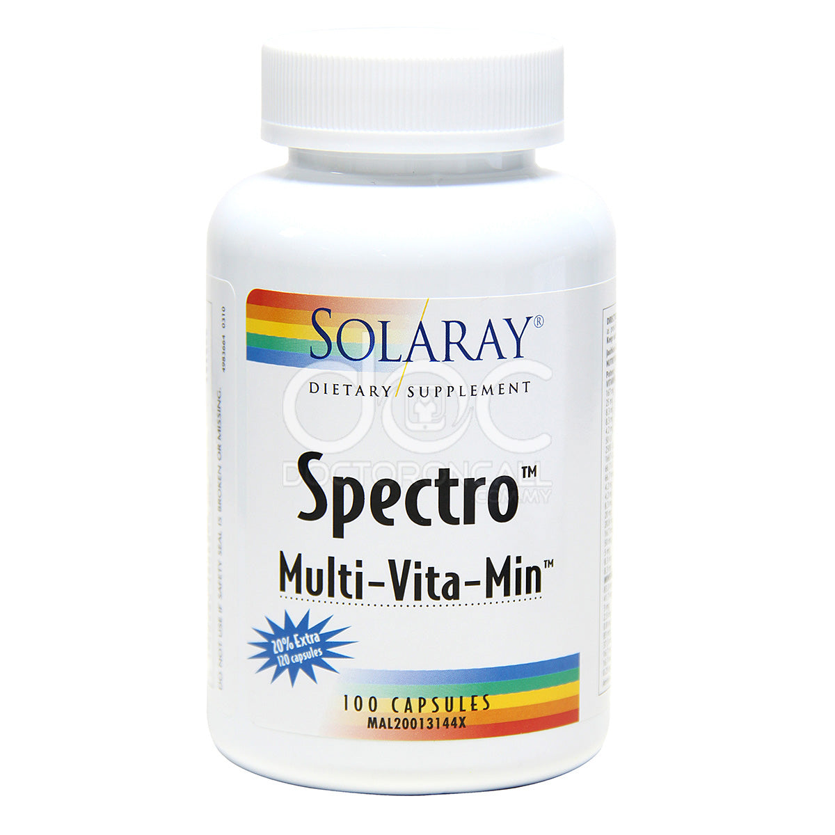 Solaray Spectro Capsule 120s - DoctorOnCall Farmasi Online