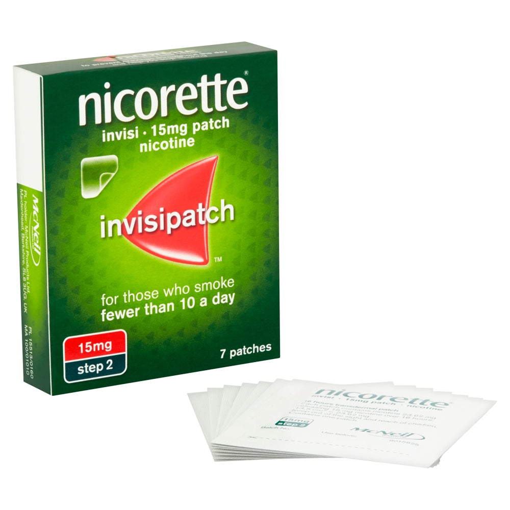 Nicorette 15mg/16h Transdermal Patch (Step 2) 7s - DoctorOnCall Farmasi Online