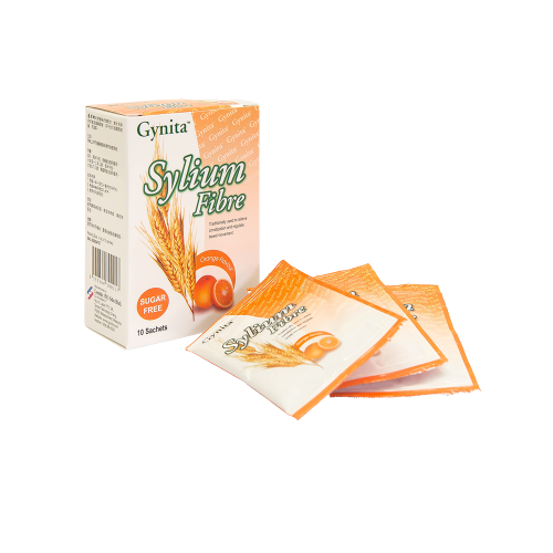 Gynita Sylium Fibre (Peach) 20g x12 - DoctorOnCall Farmasi Online