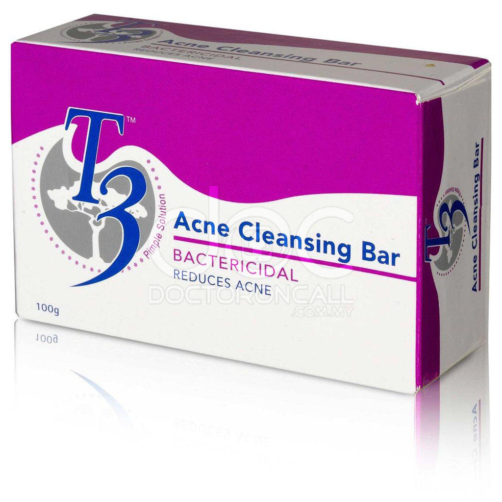 HOE T3 Acne Cleansing Bar - 100g - DoctorOnCall Farmasi Online