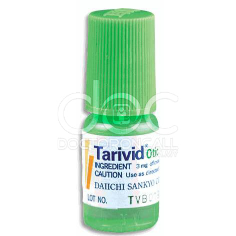 Tarivid 0.3% (3mg/ml) Ear Drop - 5ml - DoctorOnCall Farmasi Online