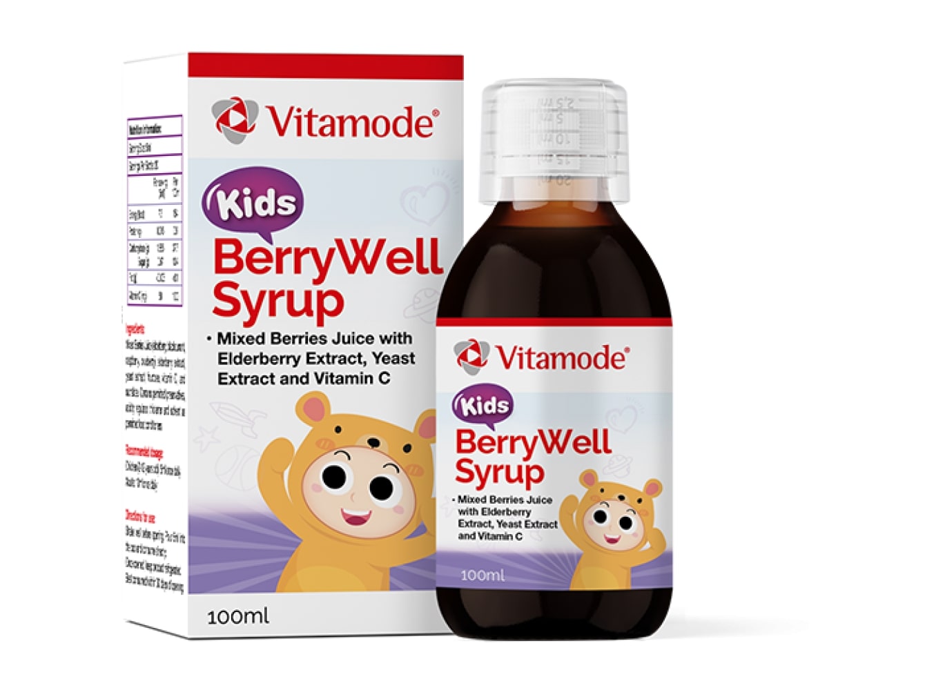Vitamode Kids BerryWell Syrup 100ml x2 - DoctorOnCall Online Pharmacy