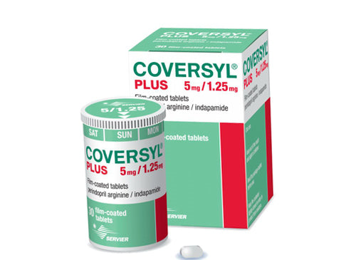 Coversyl Plus 5/1.25mg Tablet 30s - DoctorOnCall Farmasi Online