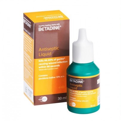 Betadine PVP-I Antiseptic Solution 30ml - DoctorOnCall Online Pharmacy