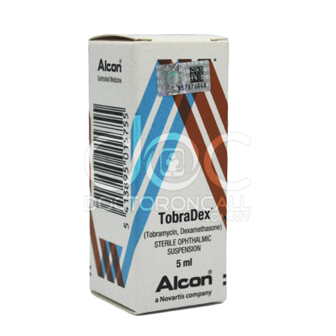 Alcon Tobradex Eye Drop 5ml - DoctorOnCall Farmasi Online
