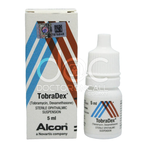 Alcon Tobradex Eye Drop 5ml - DoctorOnCall Farmasi Online