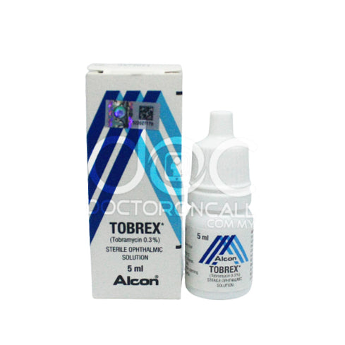 Tobrex 0.3% Eye Drop 5ml - DoctorOnCall Farmasi Online