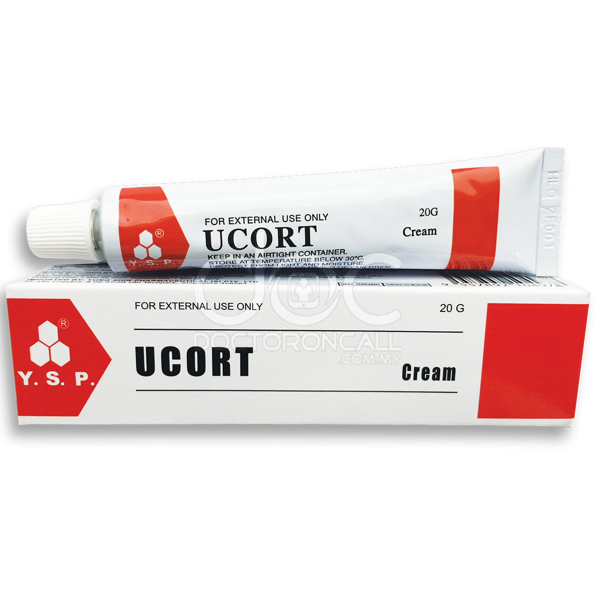 U Cort Cream 20g - DoctorOnCall Farmasi Online