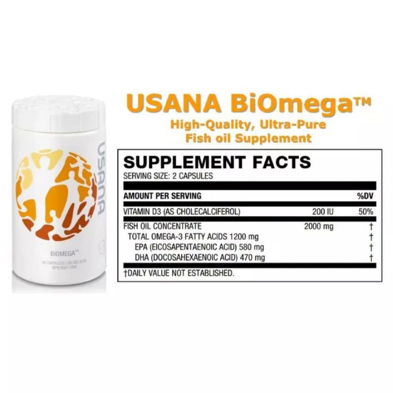 Usana BiOmega III Plus Capsule 56s - DoctorOnCall Online Pharmacy