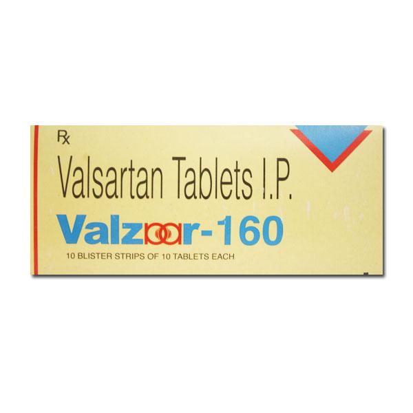 Torrent Valzaar 160mg Tablet 14s (strip) - DoctorOnCall Online Pharmacy