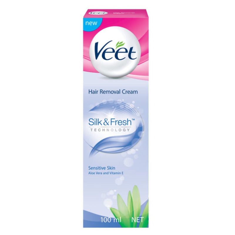 Veet Hair Remover Cream (Sensitive Skin) 100ml - DoctorOnCall Farmasi Online