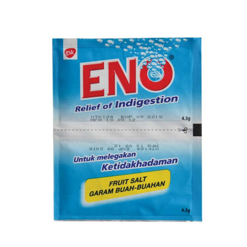 Eno Fruit Salt Sachet 4.3g x2 Ginger - DoctorOnCall Online Pharmacy