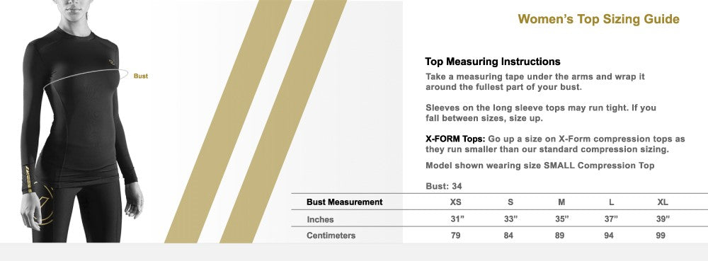 Tesla Compression Shirt Size Chart
