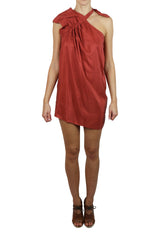 ZIMMERMANN  Silk shoulder-tie mini dress