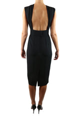 Proenza Schouler Black cross front dress