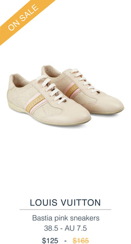 LOUIS VUITTON  Bastia pink sneakers