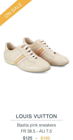 LOUIS VUITTON  Bastia pink sneakers