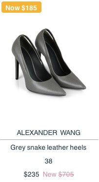 Alexander Wang Leather Heels