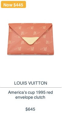 Louis Vuitton America's Cup Clutch