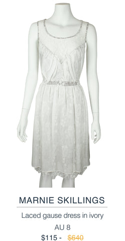 Marnie Skillings Ivory dress