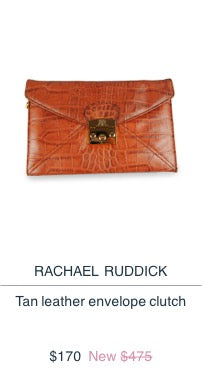 Rachael Ruddick Leather Clutch