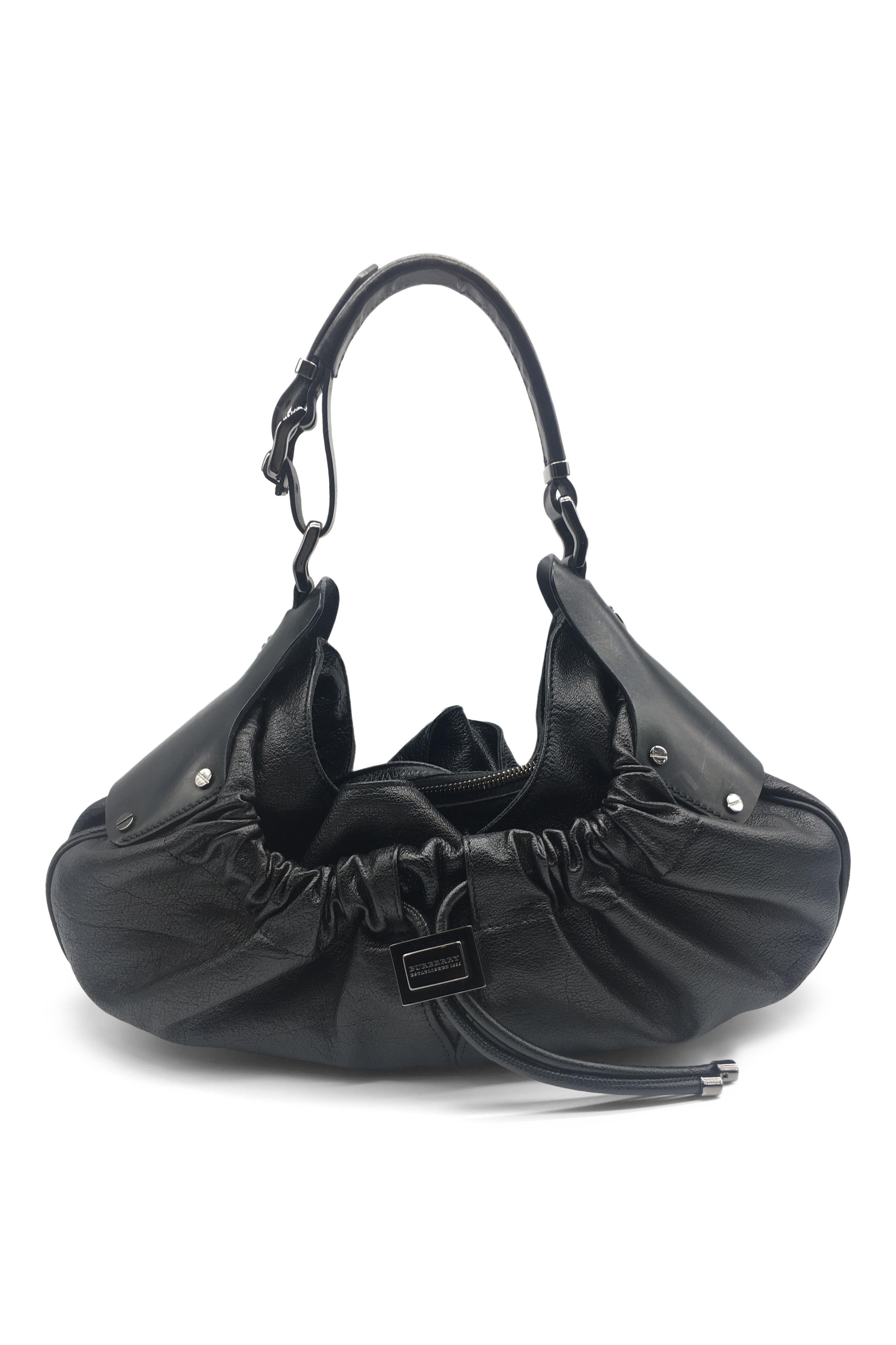 Burberry Black Leather Handbag – Revoir