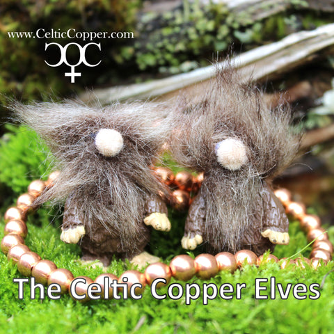 The Celtic Copper Elves are both mystical and indespensible when it comes to making Celtic Copper Jewelry