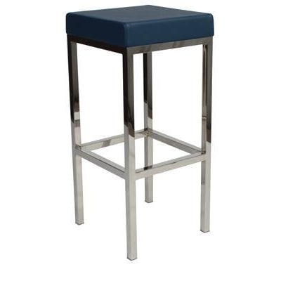 blue backless bar stools