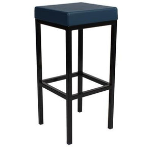 blue backless bar stools