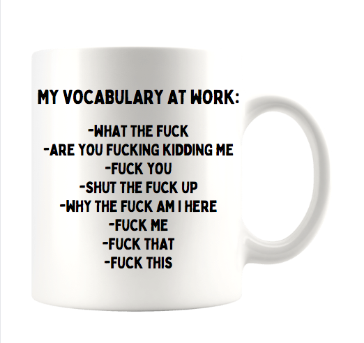 MY VOCABULARY AT WORK: